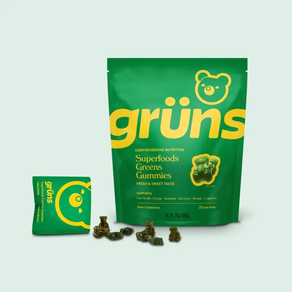 Gomitas vitamínicas sin azúcar Gruns