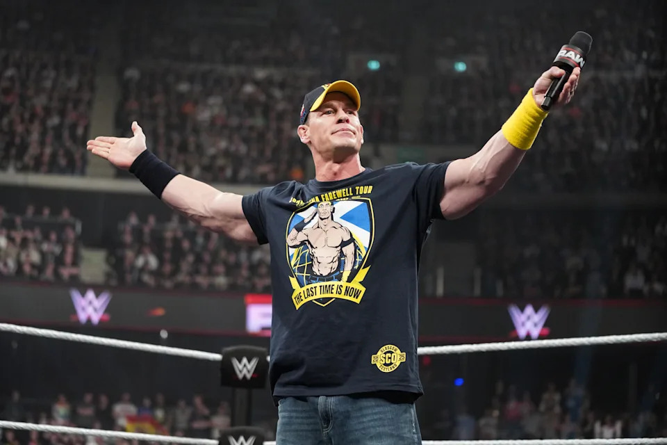 Glasgow, Escocia - 24 de marzo: John Cena, 24 de marzo de 2025 en Escocia el 24 de marzo de 2025 el lunes por la noche en Ovo Hydro. (A través de Getty IMGS con Georgiana Dallas / WWE)