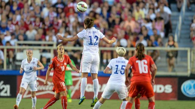 Amigo de fútbol femenino: EE. UU. Y Suiza - 20 de agosto de 2014