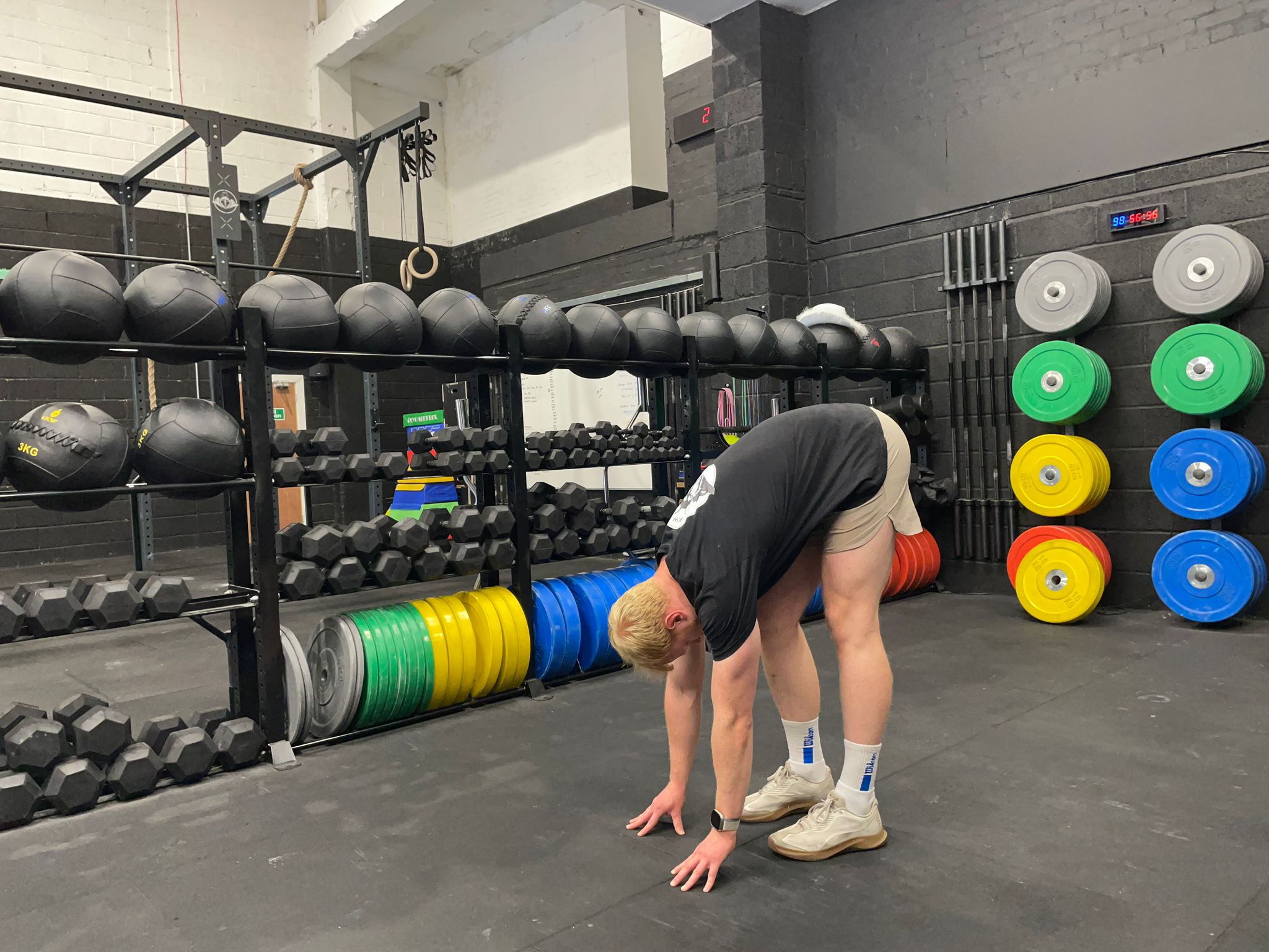 El escritor de fitness Harry Bullmore Elephant camina