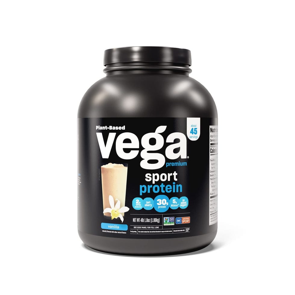 Polvo de proteína deportiva vegana premium