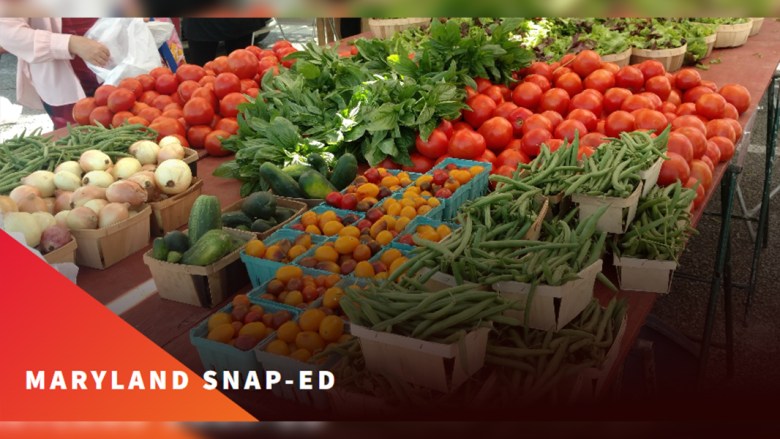 Programa de nutrición Snap-Ed del sur de Maryland