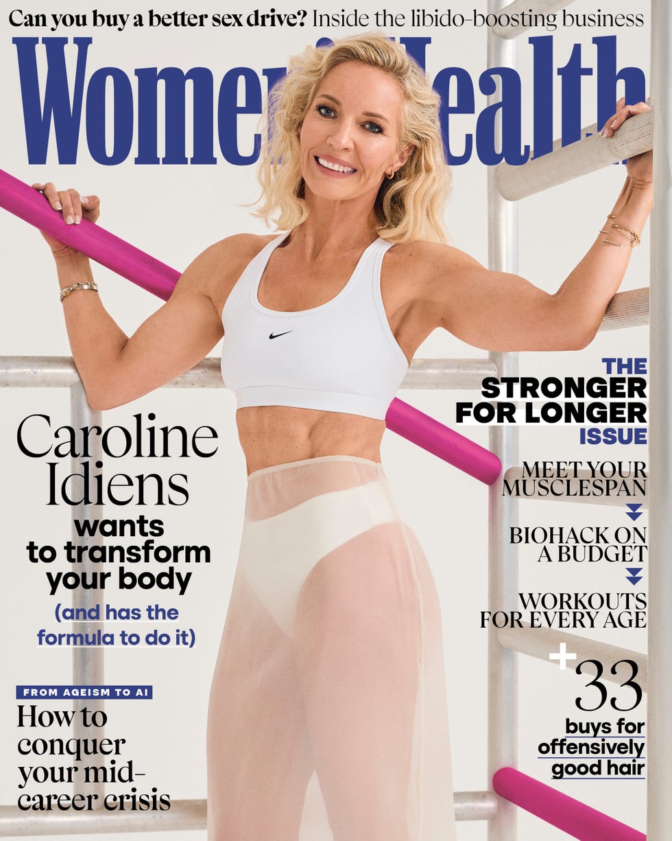 Carolinediens en la portada de Women's Health
