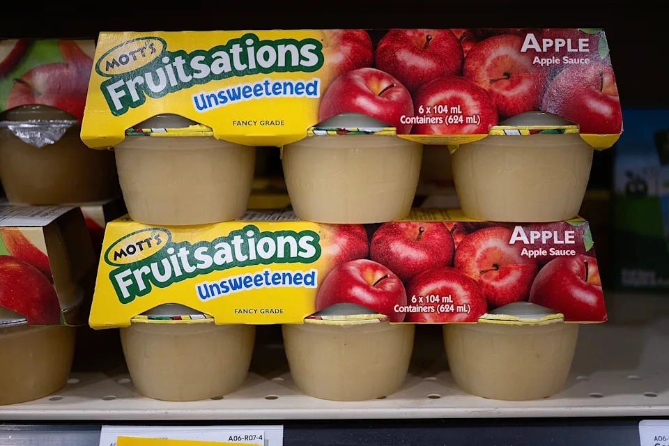 Las frutas de Mottun silenciaron la salsa de manzana. (Por Chris Stownley / Yahoo Canadá) Imagen)