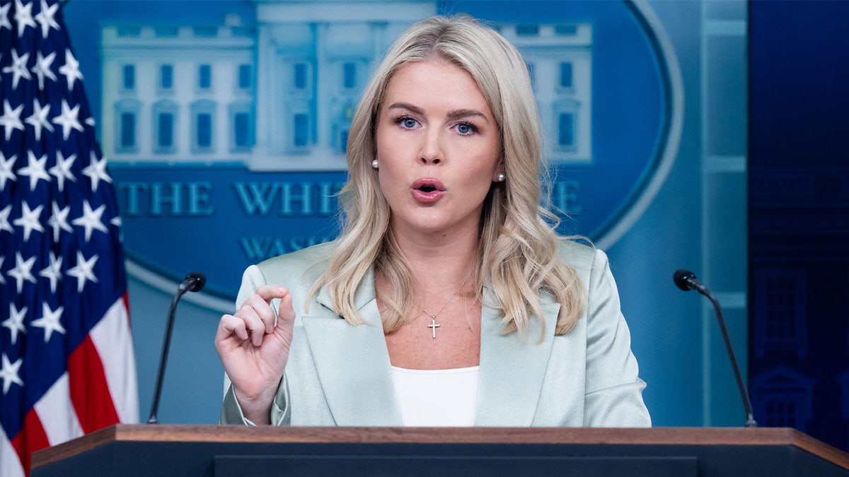 La portavoz de la Casa Blanca, Karoline Leavitt