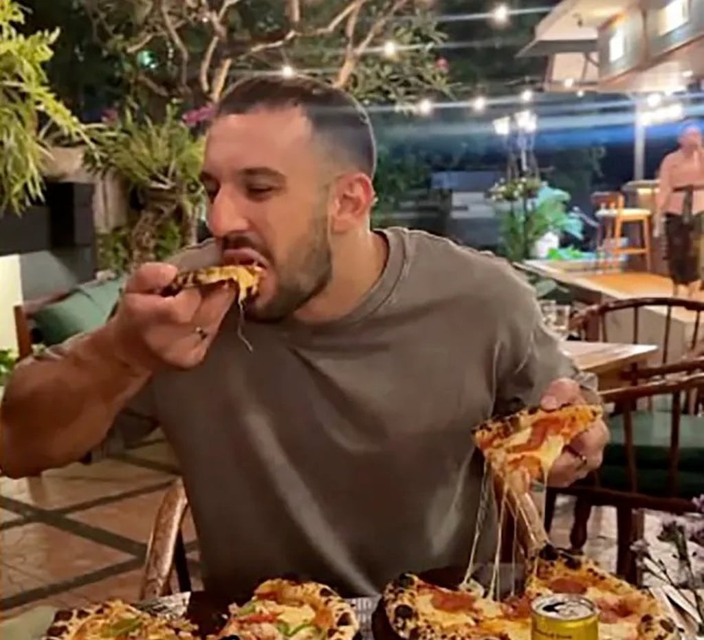 Entre las comidas que comía Nuyanzin había platos de pizza. Foto: QQ.com