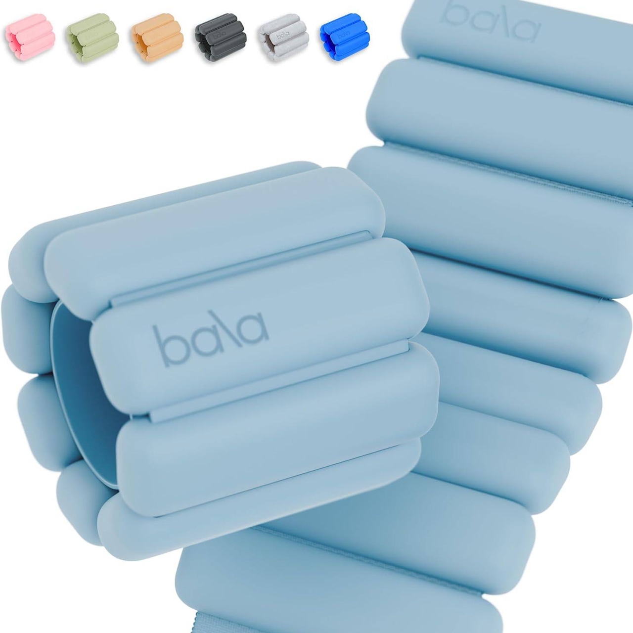 Brazaletes Bala con pesas para muñecas y tobillos.