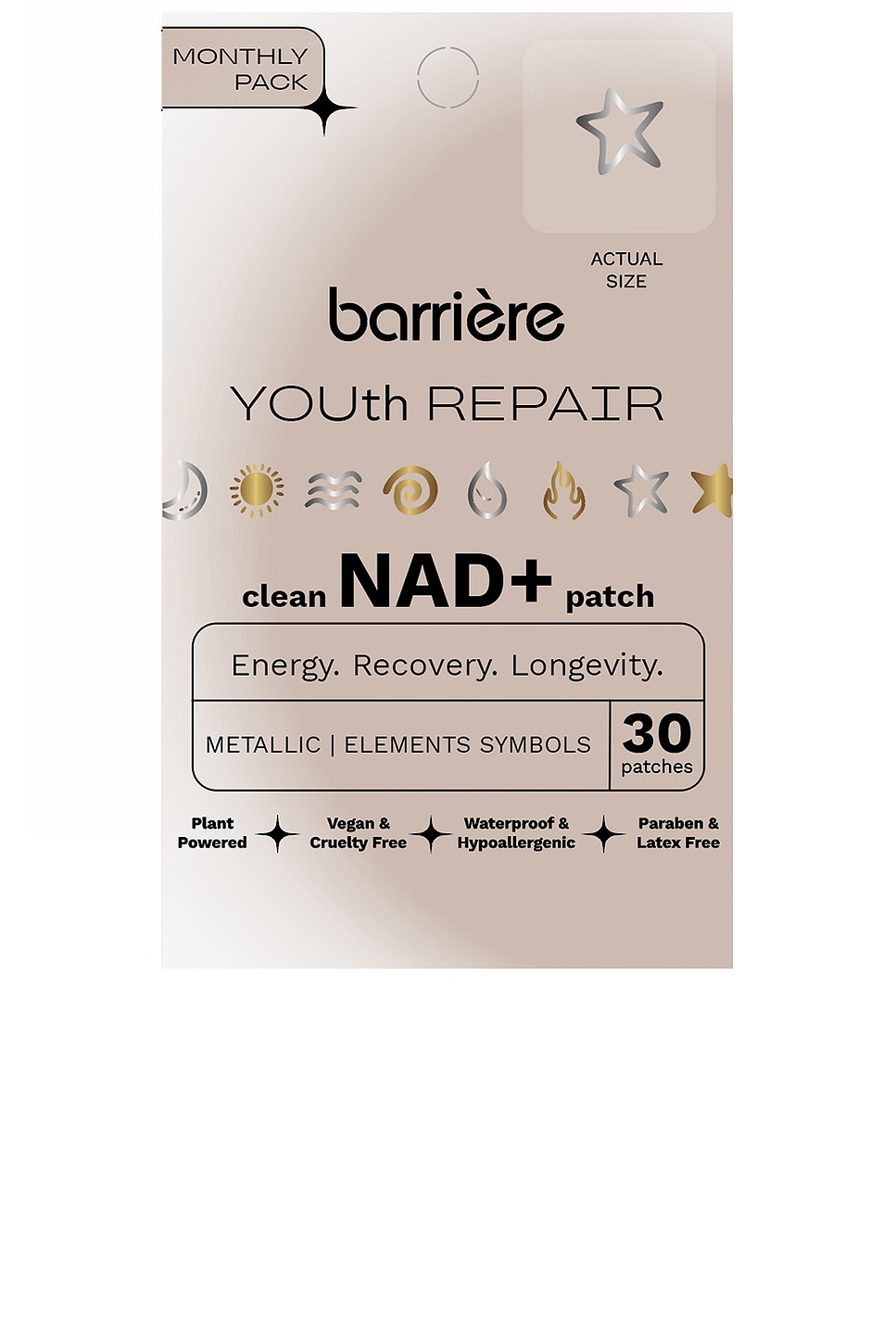 Paquete de 30 parches Youth Repair Nad+