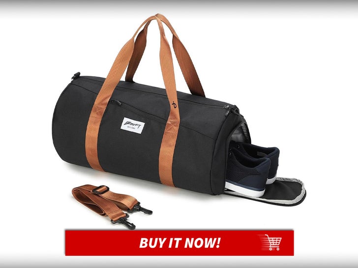 Be-Smart-Bolsa-de-gimnasio-para-hombre-impermeable-con-zapatos-Cup-Fitness-Fits-Essential