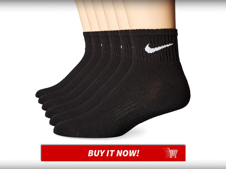 Nike-Calcetines-unisex-Performance-Cushion-Quarter-Fitness-Fits-Basic