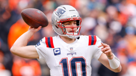 El mariscal de campo de los Patriots, Drake Maye, cree que el ex entrenador de la UNC, Mack Brown 