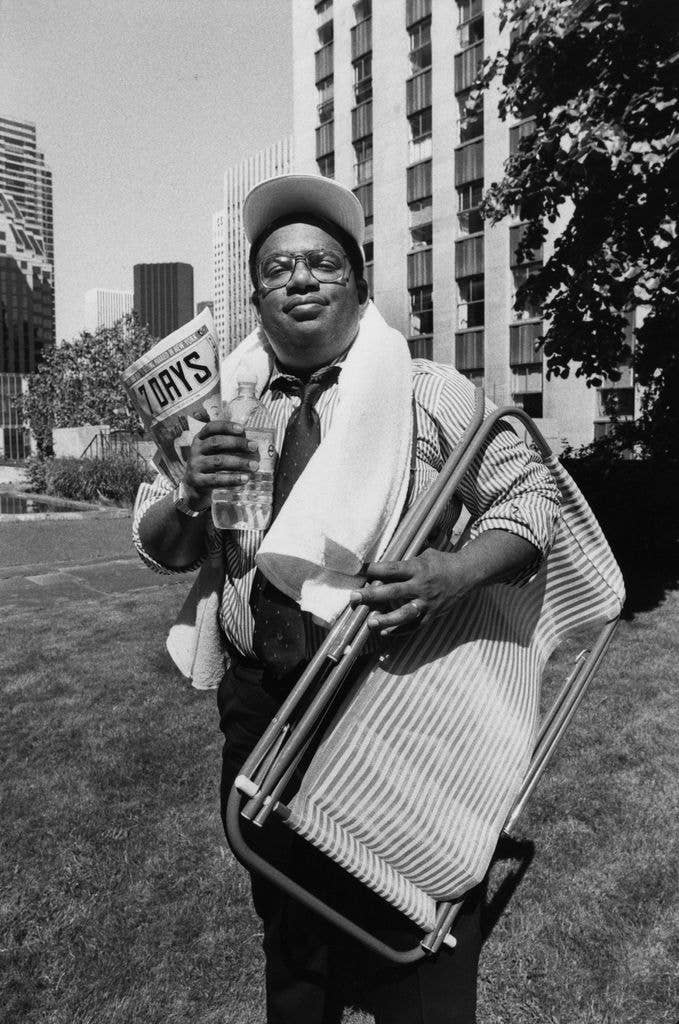 Al Roker, meteorólogo y escritor de televisión estadounidense, Nueva York, 10 de junio de 1988.