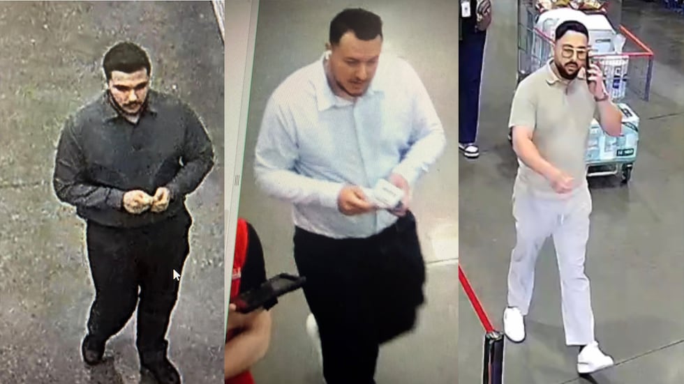 Tres sospechosos están acusados ​​de robar el crédito de un hombre en un gimnasio de Beaverton y hacer compras...